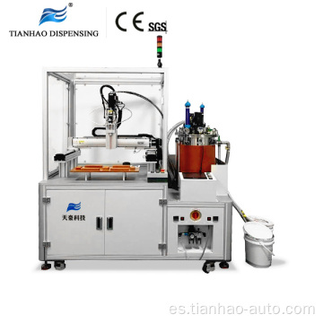 Máquina de maceta de dos componentes de resina epoxídica automática completa